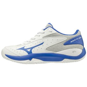 Mizuno Wave Flash CC Womens Tennis Shoes Canada - White/Blue